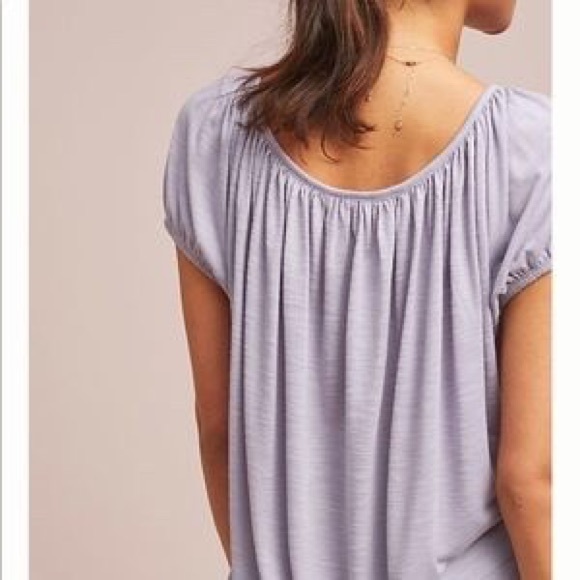 Anthropologie Lilac Purple Top - Picture 3 of 3